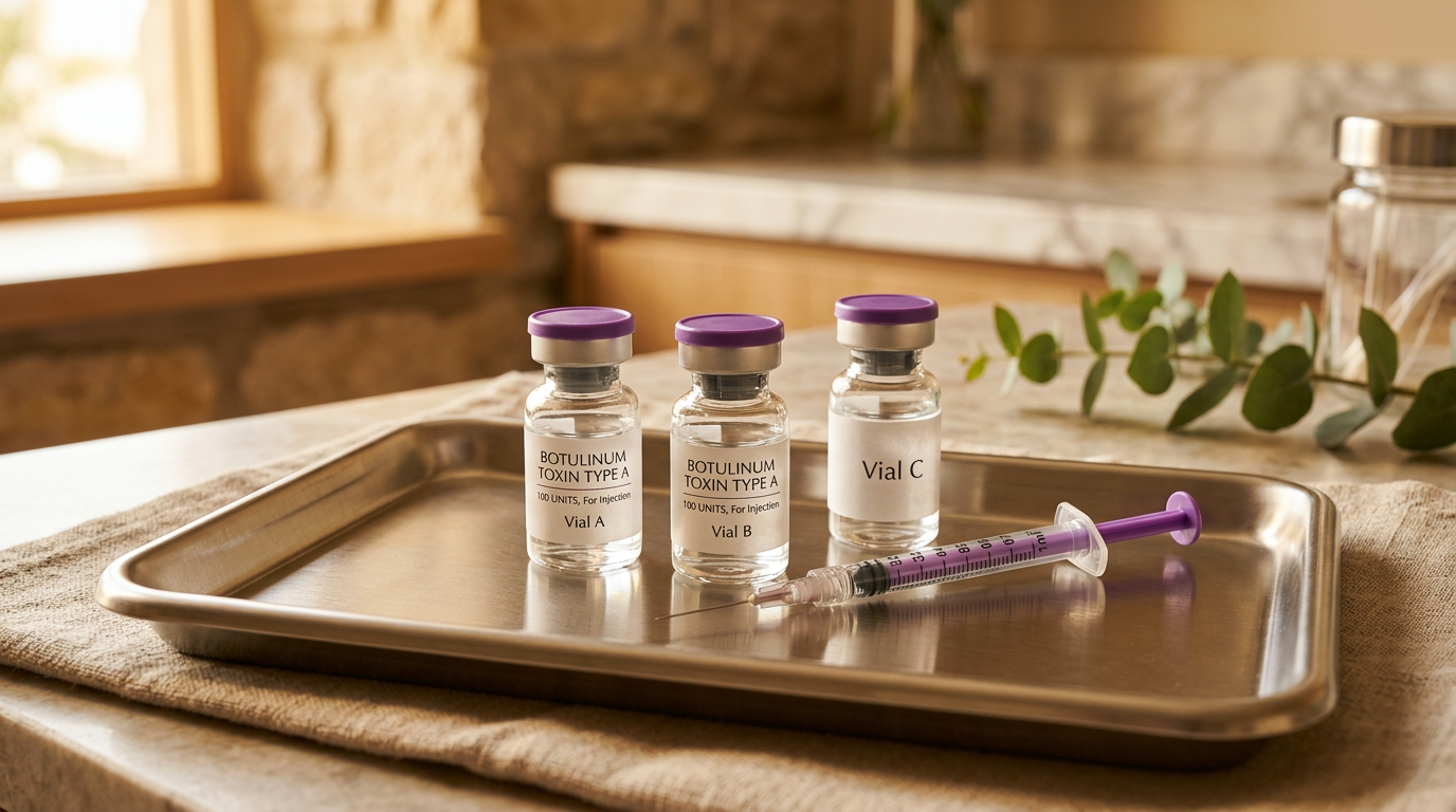 Médica realizando aplicação de botox em paciente na AVA Clínica em Fortaleza