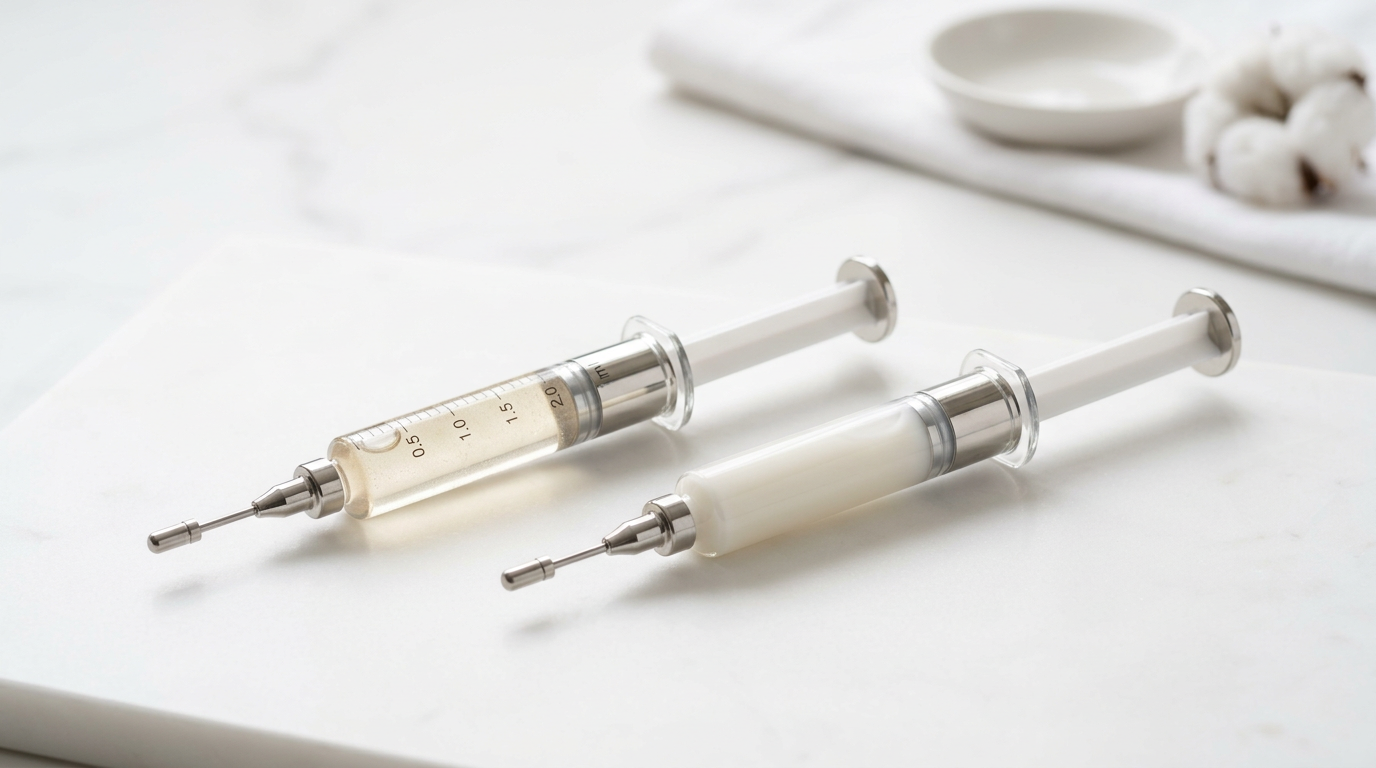 Produtos de skinbooster e Elleva em consultório dermatológico