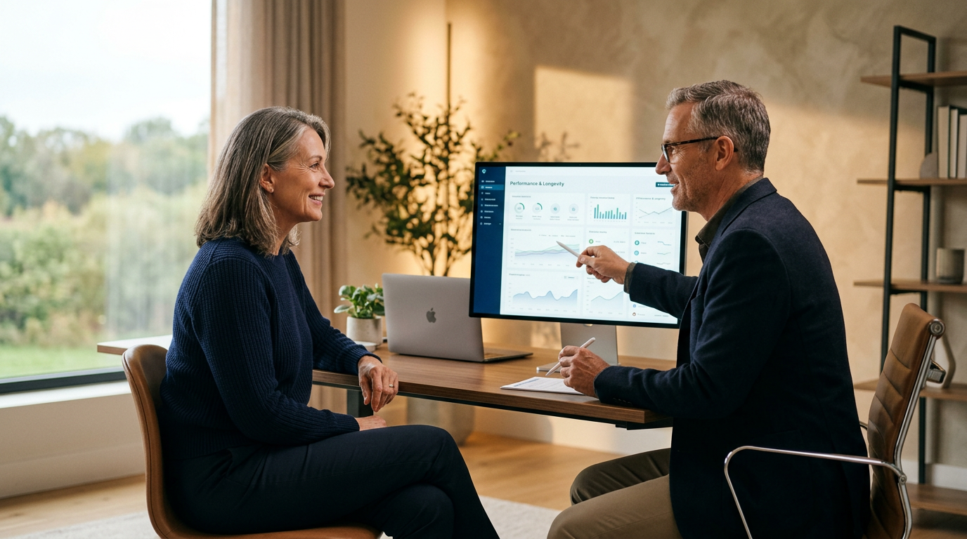 Consulta estratégica sobre performance e longevidade em ambiente premium