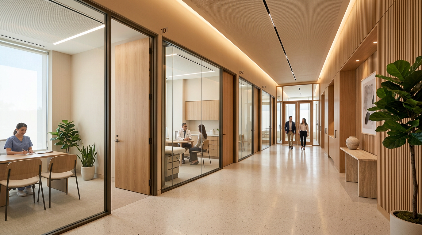 Ambiente integrado da AVA com equipe médica e paciente em acompanhamento