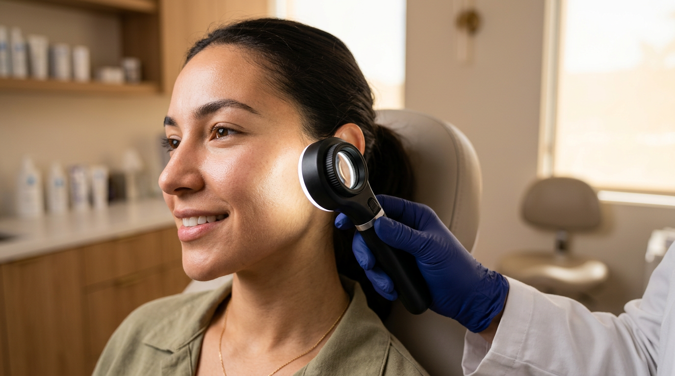 Análise dermatológica de manchas e melasma